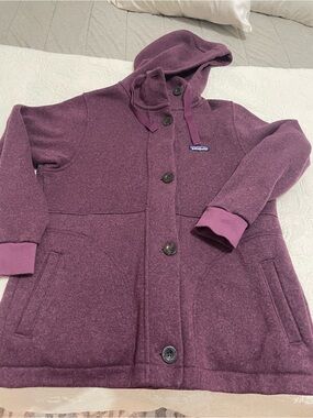 Patagonia Women's Plum Hooded Better Sweater  Jacket-Size Large